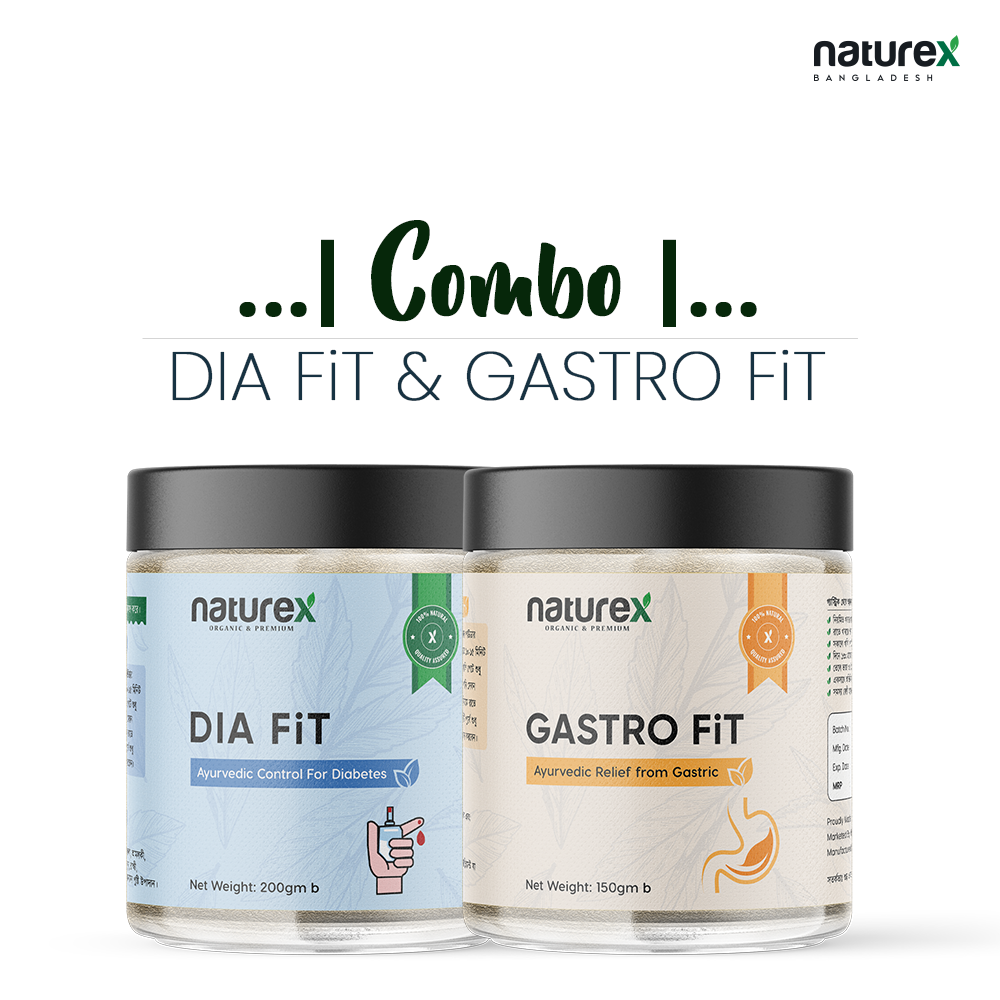 COMBO | DIA FiT & GASTRO FiT-Ayurvedic Health Care Remidies | 100% Natural đą