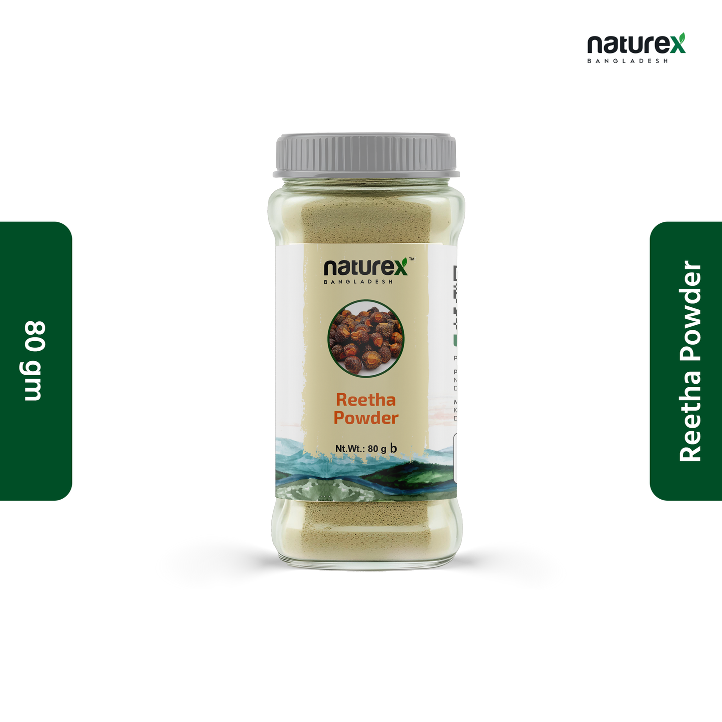Reetha Powder- রিঠা গুঁড়া-80gm